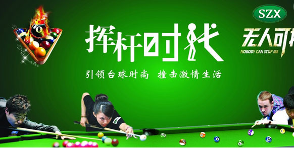 揮桿時代，臺球運動