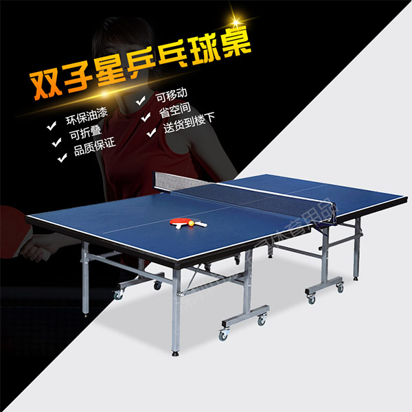 雙子星生產可移動可折疊乒乓球桌