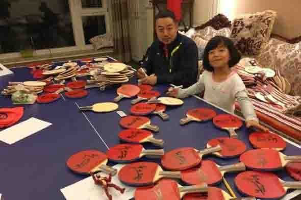 劉國梁家中乒乓元素內飾
