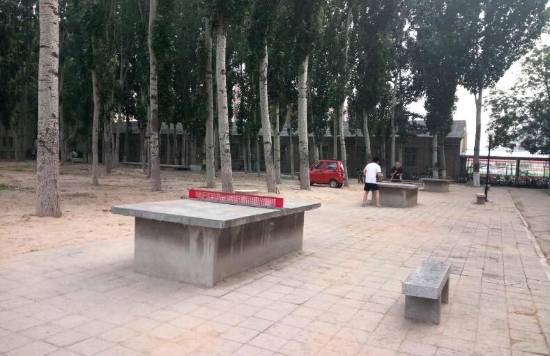還記得上學那會水泥乒乓球臺嗎？
